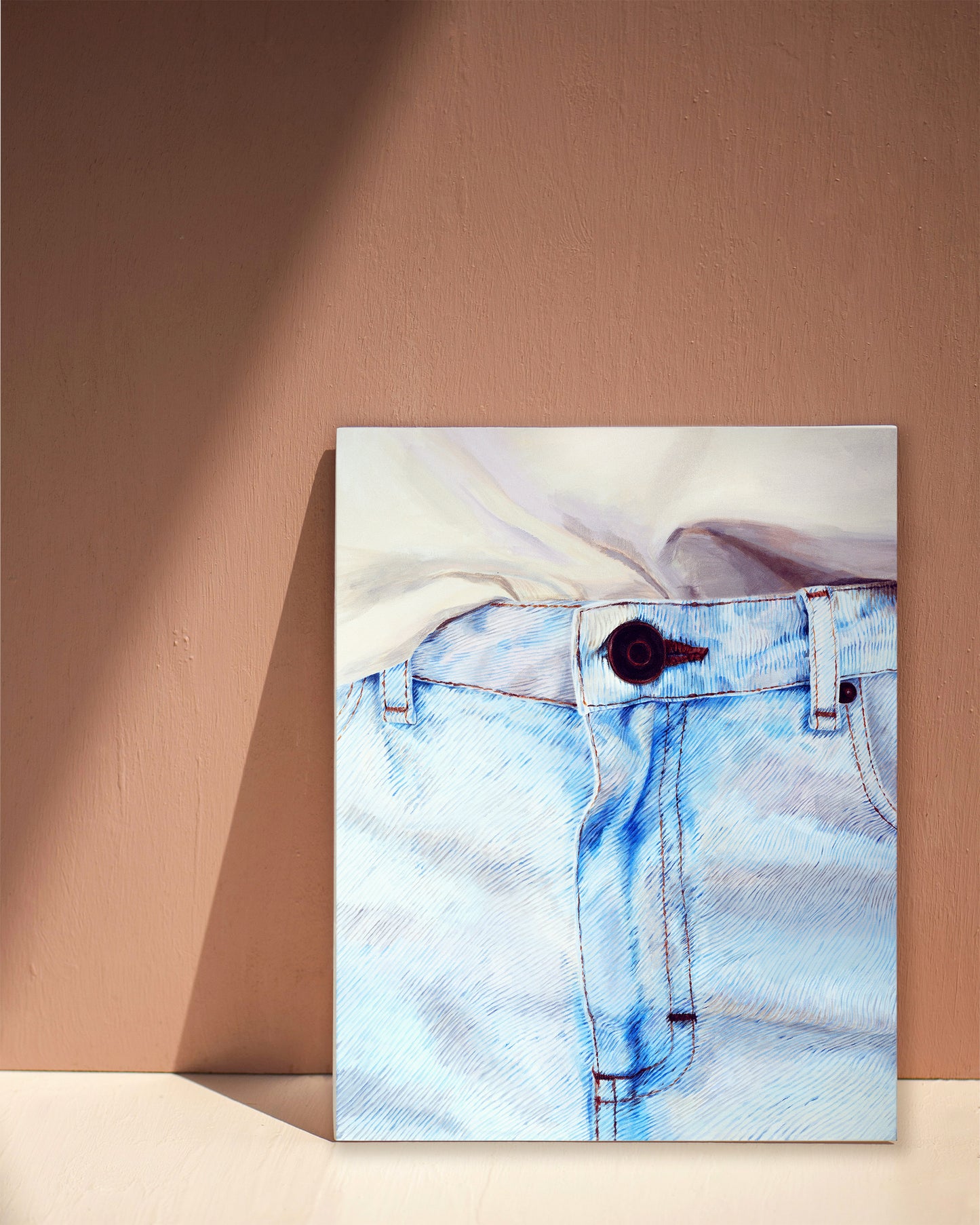 The Girl in Jeans (Art Print)